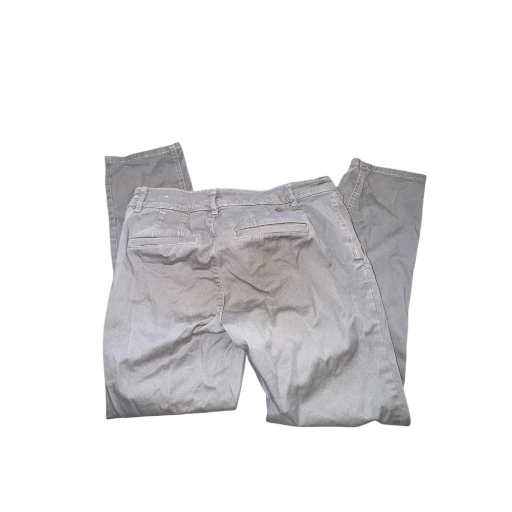 LOFT Marissa Gray Ankle Cropped Pants - Picture 5 of 5